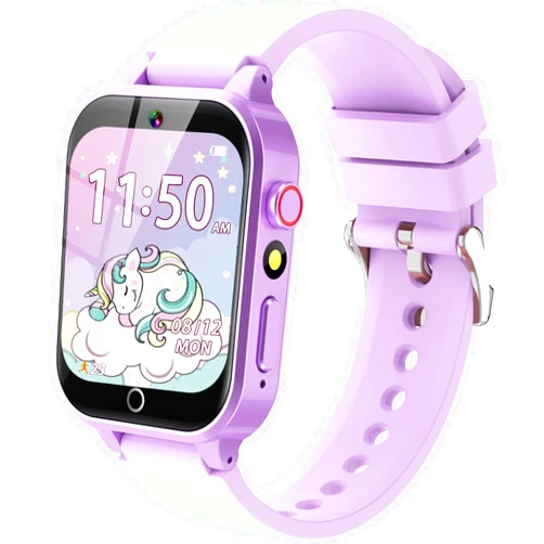Vakzovy Kids Smart Watch with HD Touchscreen, 26 Games, Camera, Video, Music Player, Pedometer - Educational Gift for Girls Ages 6-12