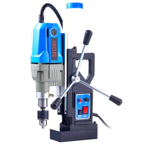 ZELCAN 1100W Magnetic Drill Press with 1.6 Inch Boring Diameter, Power Mag Drill 2700lbf Electromagnet Portable Drilling Machine for Metal Surface and Home Improvement