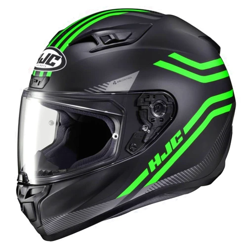HJC i10 Strix Helmet (XXXX-Large) (Black/Green)