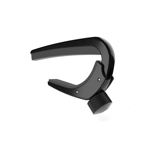 Planet Waves D'Addario Guitar Capo for Acoustic and Electric Guitar - NS Capo - Adjustable Tension - Guitar Accessories - Works for 6 String and 12 String Guitars - Black