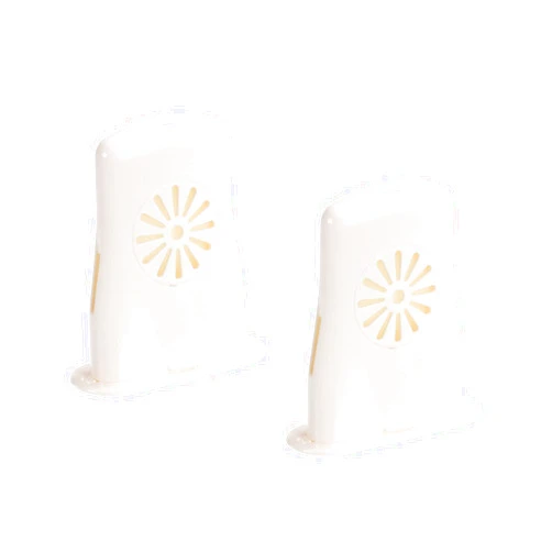 PATIKIL Acoustic Guitar Humidifier Guitar Instrument Sound Hole Humidifier with Box White 2 Pack