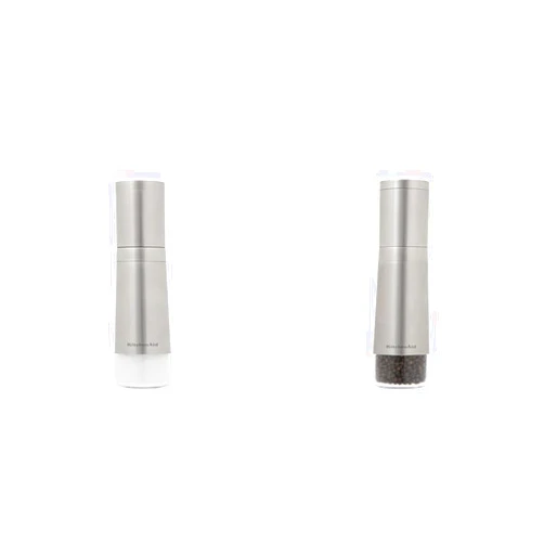 KitchenAid Stainless Steel 8 Inch Salt and Pepper Grinders Bundle