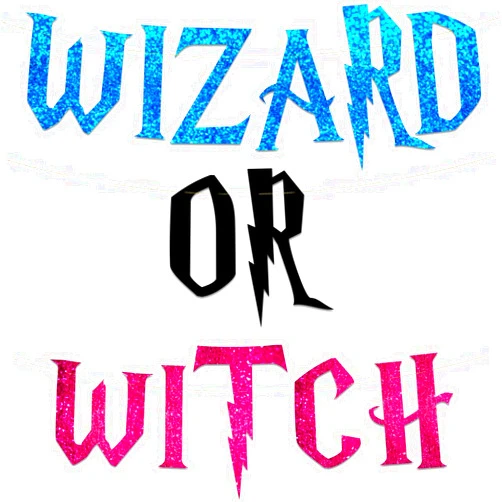 Sterling James Co. Wizard Or Witch Gender Reveal Party Banner – Pink and Blue Baby Shower Decorations, Supplies, Gifts, Ideas and Games