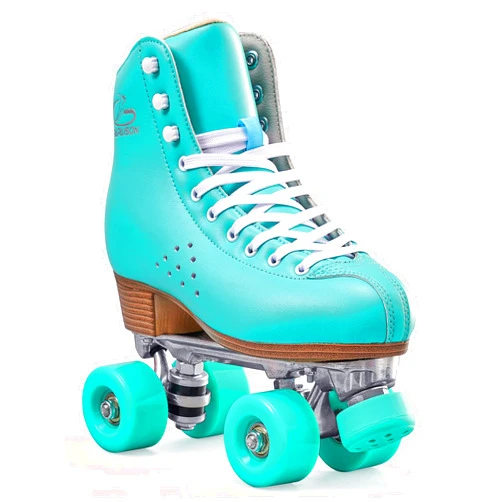 PAPAISON Roller Skates for Women and Men, Deluxe 2 Layer Microfiber Leather Double Row-Classic Roller Skates for Girls, Professional Outdoor Indoor Quad-Skates for Kids & Adults…