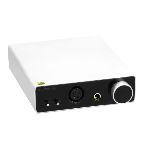 TOPPING L50 NFCA Headphone Amp SE/BAL Input 6.35mm 4 Pin XLR Output 3500mWx2 Mini HiFi Desktop Home Audio Amplifier (Sliver)