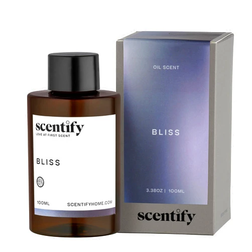 Scentify Bliss Aroma Oil Refill Scent for Oil Diffusers - Eucalyptus, Bergamot, Tea & Powdery Scents - Luxurious Relaxing Aromatherapy Diffuser Fragrance Non-Toxic & Pet-Friendly 3.4 oz