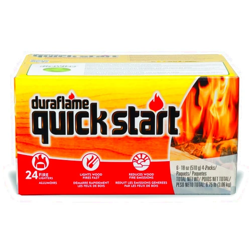 Duraflame 02453 Quickstart Firelighter, 18 Oz (Pack of 6)