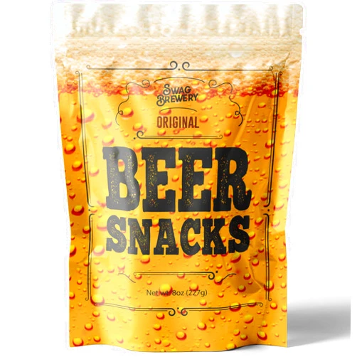 Swag Brewery Beer Snacks Nuts Bar Mix - Gourmet Snack for Beer Lovers - Mix of Smoked Almonds, Pretzels, Honey Roasted Peanuts, Spicy Peanuts, and Toffee Peanuts Pub Mix