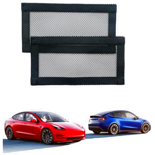 TX-INNO AUTO Rear Seat Air Vent Cover Grilles Protector Compatible with Tesla Model 3 Model Y, Backseat Air Condition Outlet Air-Flow Vent Protection Covers (2 Pack)