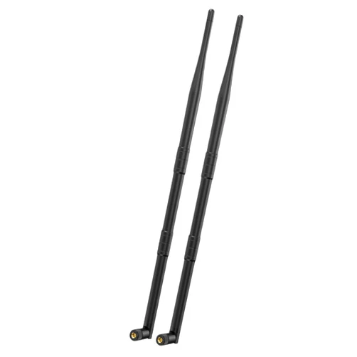 TrueProve 2 Pack 9dBi WiFi Antenna with SMA Male (SMA-Plug) Connector Compatible W/Anran Haloview IP Camera & Other Wireless Security Camera Antenna - 2.4Ghz Wireless Networking Device
