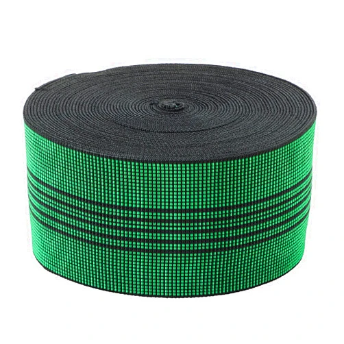 NATGAI Sofa Elastic Webbing, 40ft x 3inch Chair Webbing, Stretch Latex Band for Furniture Repair DIY, Upholstery Webbing Material Replacement, Stretchy Spring Alternative (5 Stripes)