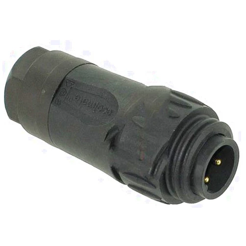 AMPHENOL C016-20H003-210-12 Threaded, 3+PE, Cable Mount Plug, Plug, Circular Connector, ECOMATE C016 Series, 4CONTACTS