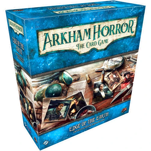 Fantasy Flight Games Arkham Horror The Card Game Edge of The Earth Investigator Expansion - Unleash New Terrors! Lovecraftian Cooperative LCG, Ages 14+, 1-4 Players, 1-2 Hour Playtime, Made