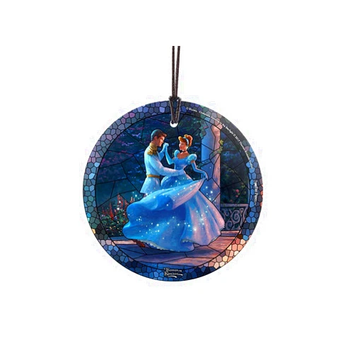 Trend Setters Disney – Cinderella – Dancing in The Starlight – 3.5” Starfire Prints Hanging Glass Print Accessory – Light Catching Hanging Accessory – Ideal for Gifting and Collecting