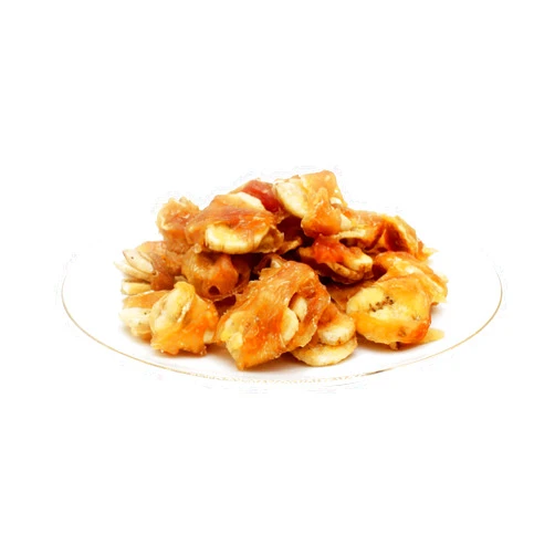 Pawant Dog Treats Chicken Wrapped Banana Dog Chews Puppy Training Snacks, Rawhide Free Treats 0.5lb/227g