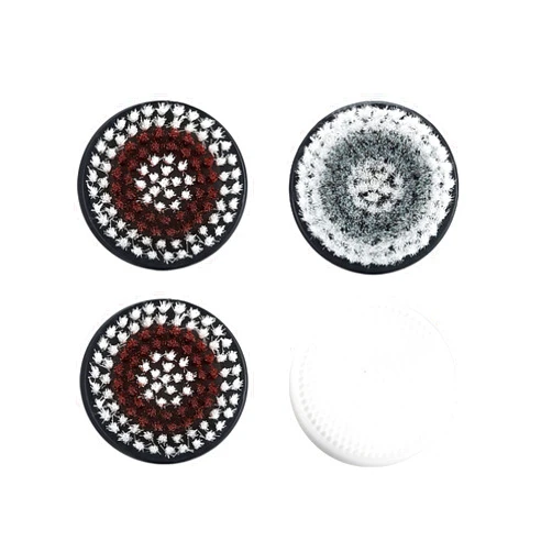 Orauley 4 Replacement Brush Heads for Model OR-9088 Facial Cleansing Brush Deep Pore Cleansing Gentle Exfoliating & Remove Blackhead Acne Exfoliating Soft Head Set