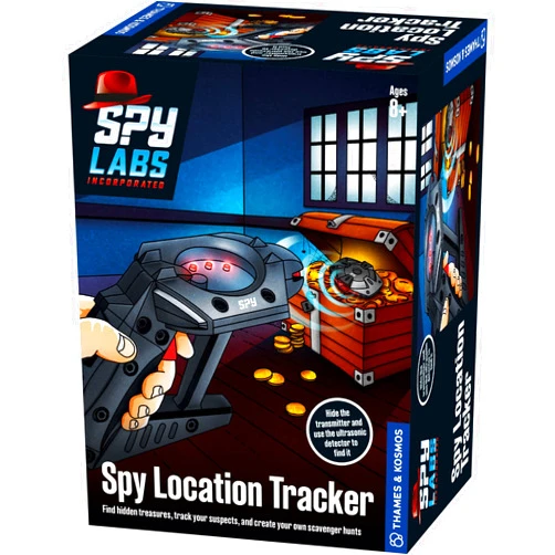 Thames & Kosmos Spy Labs Inc: Spy Location Tracker Find Treasures, Evidence, Track Suspects, Create Scavenger Hunts | Essential Gadget w/Ultrasonic Sensors for Young Investigators