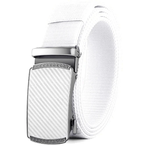 DOOPAI Belt Men, elastic golf belts for men, 2 Pack Nylon Ratchet Belt Mens Belts Casual, Adjustable Trim to Fit
