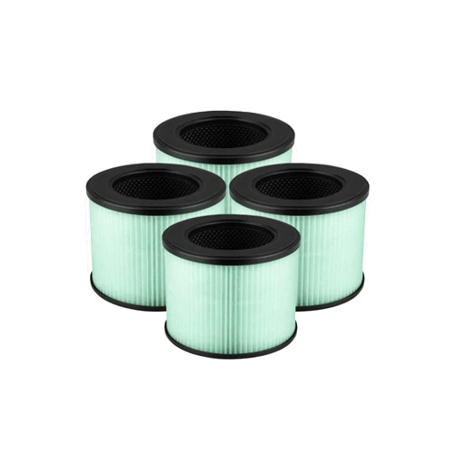 Nispira BS-08 3-in-1 HEPA Air Filter Replacement Compatible with Partu Air Purifier BS-08, 4 Packs