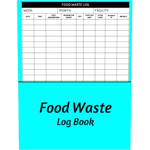 Heber Riley Food Waste Log Book: Track How Much Food You are Wasting | Perfect for Restaurants, Cafes, Caterers, Bars, Home and More