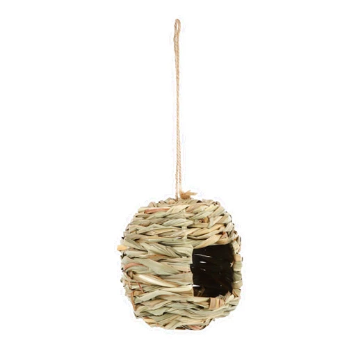 Balacoo Straw Bird Nest Hanging Bird Hammock Hummingbird Nesting House Bird Perch House Bird Breeding Branch Bird House Hanging Bird Hut Grass Bird Hut Squirrel House to Weave Office