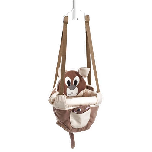 Evenflo Exersaucer Johnny Jumper Featuring Easy-to-Use Clamp Attachment for Quick and Tool-Free Set Up and Adjustable Straps to Customize The Height for Your Child, Roo