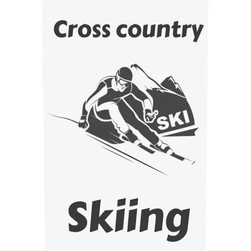 Youfa publishing Cross country skis notebook | 6x9 120 pages college rulled notebook for cross country skiers,: Best gift to your lovely ones.