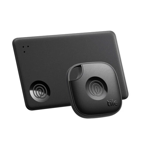 Tile by Life360 Starter Pack (2024) - Bluetooth Trackers and Item Finders for Keys, Wallets & More. Both iOS and Android Compatible. Phone Finder. 2-Pack (Black Mate/Slim)
