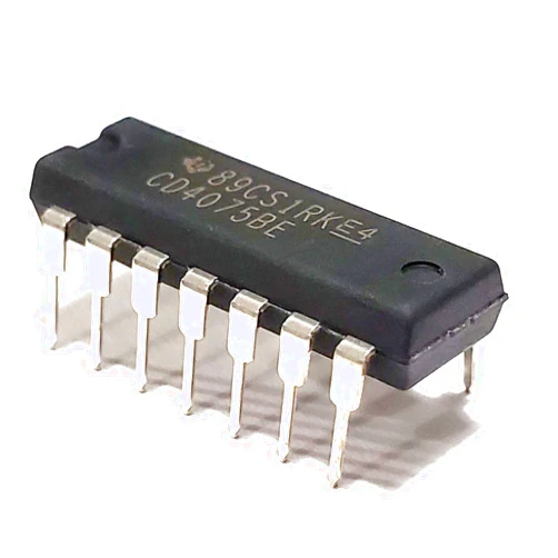 Juried Engineering CD4075BE CD4075B CD4075 4075 CMOS Triple 3-Input OR Gate Breadboard-Friendly IC DIP-14 (Pack of 5)