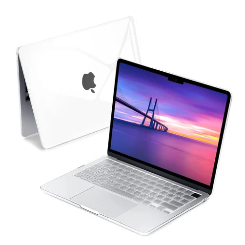 TechProtectus Hard-Shell Case with Keyboard Cover (Clear) Compatible with 13-inch Macbook Air M2(TP-CYC-K-MA13M2)