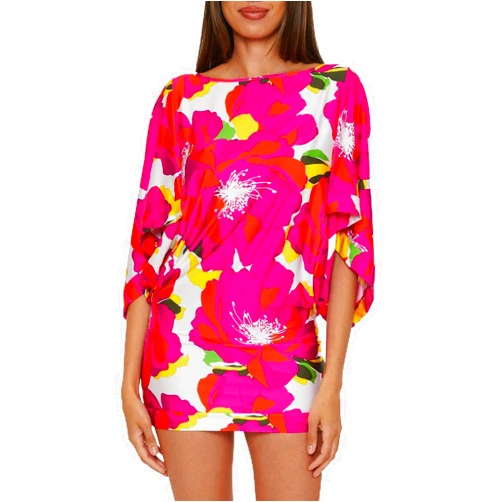 Trina Turk Women's Casablanca Tunic, Uv Protection, Casual, Beach Cover Ups for Women