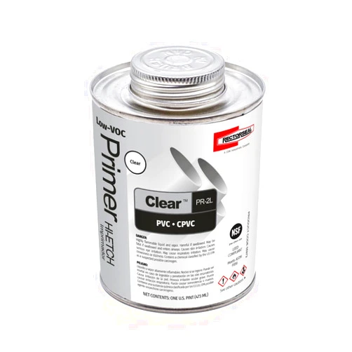 Rectorseal 55972 Pint Pr-2L Low Voc Hi-Etch Pvc And Cpvc Primer, 1 count (pack of 1)