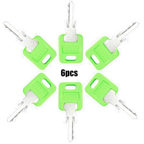 Govdune RV Camper Key MK9901 Compatible with FIC Code 9901 6601 Motorhome Master Key, Green, RV Key MK9901 (6 PCS)