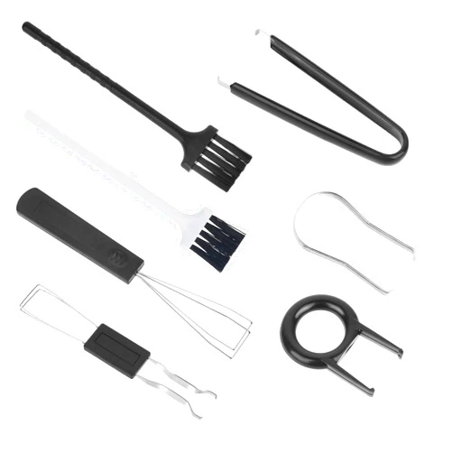 Styquenzer Key Cap Removal Tool, 7 Pcs Keycap Puller Kit Stainless Steel Keyboard Switch Puller Keyboard Remover Keyboard Cleaner Tools Set with Keyboard Brush Tweezers for Mechanical Keyboards Cleaning, Fixing