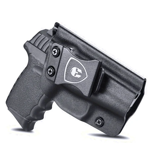 WARRIORLAND SCCY CPX1 CPX2 Holster IWB KYDEX Holster Fit: SCCY 9mm CPX-1 CPX-2 Gen 1-2 - Not Fit CPX1 / CPX2 Gen 3, Inside Waistband Appendix Holster SCCY CPX-2 Concealed Carry, Adj. Cant & Retention