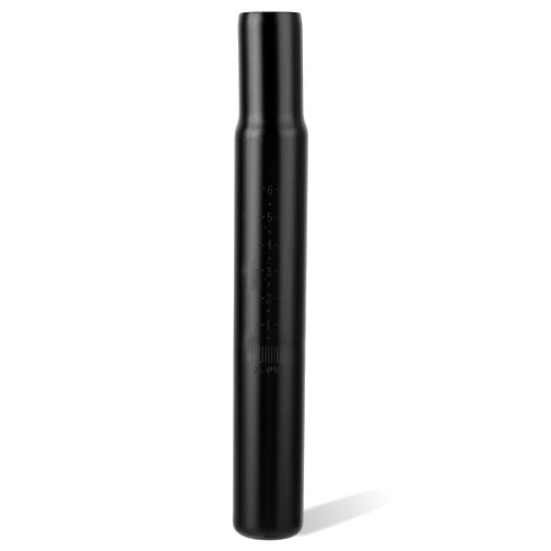 Sliverdew 2Pcs Bicycle Seat Post 25.4mm Length High Hardness Carbon Steel Bicycle Seatpost Kids Cycling Black Seat Post Bike Seatpost Seat Tube, Black