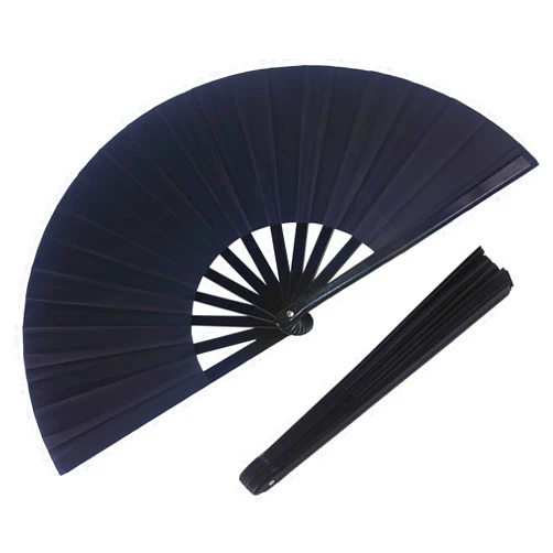 NOIMTTY Large Portable Folding Clacking Fans For Line Dancing - Boots On The Ground Hand Fan For Raves & Decorations