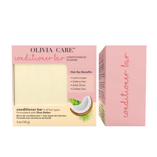 OLIVIA CARE All-Natural Conditioner Bar Repair your hair with this moisturizing bar (Coconut Oil Conditioner Bar)