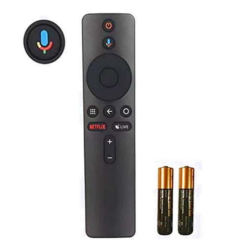 MEIWELL New Voice Remote Control Work with Xiaomi Mi Box S XMRM-006 Controller with Batteries