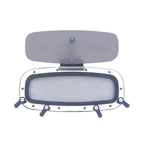 Galamarine Boat Porthole/Portlight Hatch/Window- Stainless Steel Rectangular Opening for Boat/Yacht/Nautical/RV