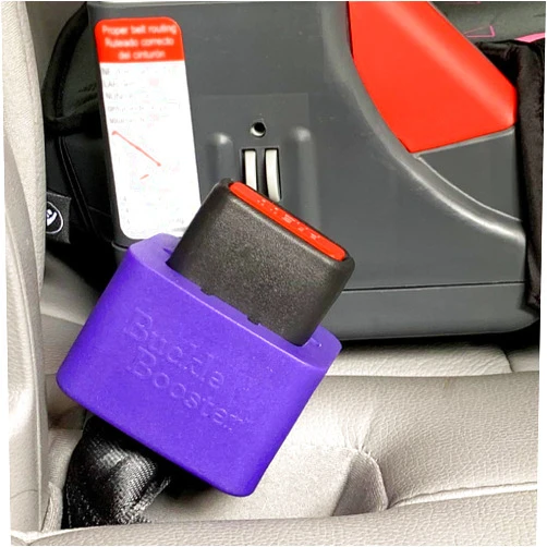 SEAT BELT EXTENDER PROS 2-Pack Seat Belt Buckle Booster (BPA Free) - Raises Your Seat Belt for Easy Access - Stop Fishing for Buried Seat Belts - Makes Receptacle Stand Upright for Quicker Buckling (2)