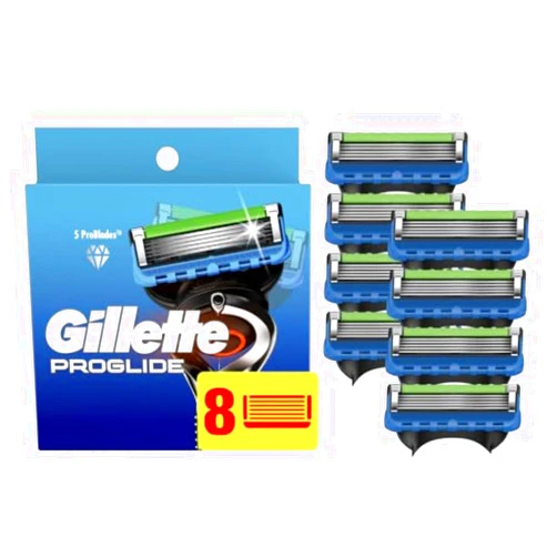 Gillette ProGlide Razor Refills for Men, 8 Razor Blade Refills