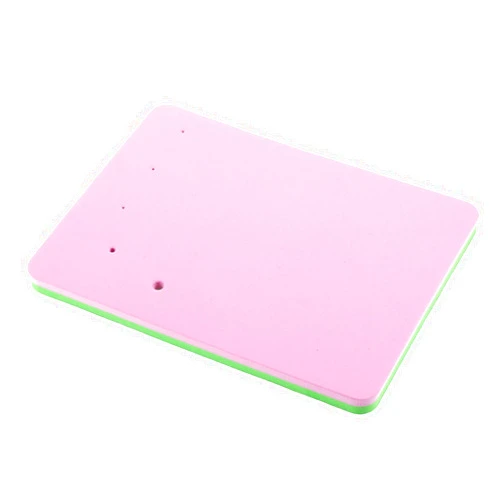 Psyqtsuary 1 PCS Fondant Foam Pad 5Holes Rectangular Fondant Cake Sponge Pad Mat Clay Modelling Tools Silicone Sponge Mat Paste Fondant Cake Flower Drying Mat for Sugarcraft Cake Decoration Flower Mat