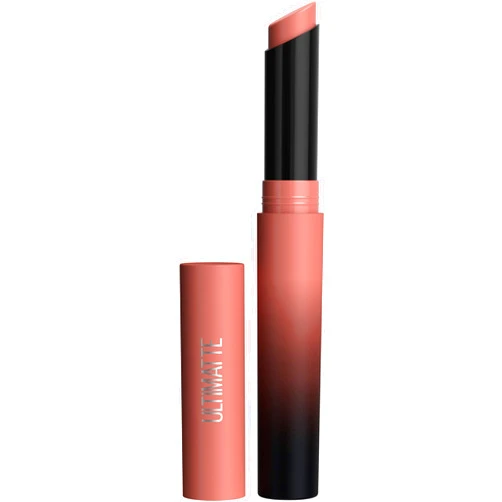 Maybelline Color Sensational Ultimatte Matte Lipstick, Non-Drying, Intense Color Pigment, More Buff, Pink Beige, 1 Count