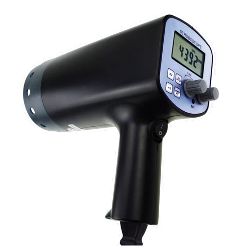GAIN EXPRESS Accurate Digital Handheld Stroboscope with Wide Measurement Range, 50~12,000 FPM, for Equipment Fault Detection and Maintenance