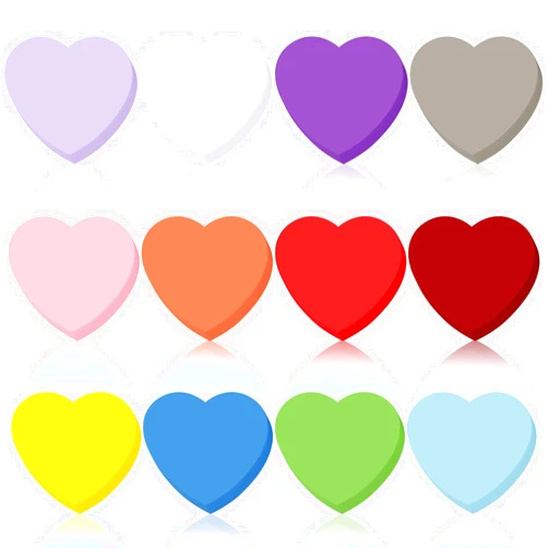 Tellingyou 600 Pcs Valentine‘s Day Cutouts Paper 2 Inch Heart Shape Paper Red White Pink Heart Die Cut for Classroom Kids Bulletin Board Love and Peace School Craft Project