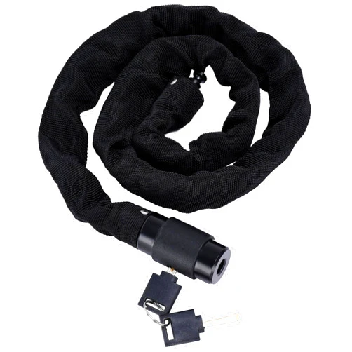 PRO BIKE TOOL Pro-Bike Tool Bike Lock with Key - Bicycle Anti Theft Security Locks - Suitable for Scooter, Electric, Road, and Mountain Bikes - Heavy Duty, Folding Design, Weatherproof - L38.1 x W1.1 in - Black