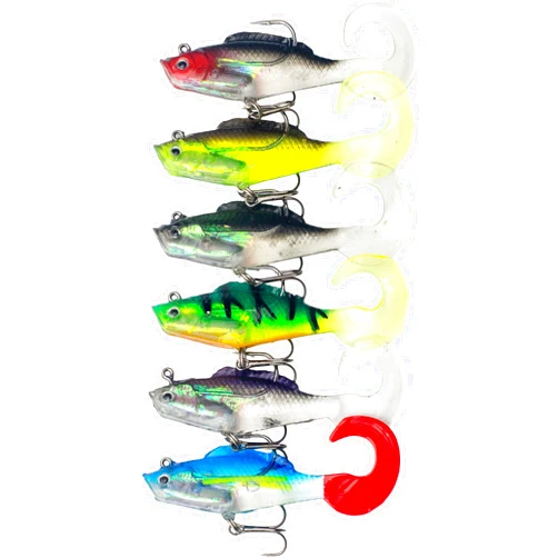 SA Sunrise Angler Sunrise Angler Fishing Lures, Pre-Rigged Soft Swimbaits | Paddle Tail |Flanged Tail |Bluegill