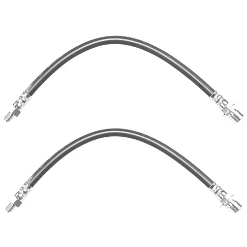 A-partrix 2 Front Brake Hydraulic Hose Brake Line Brake Hose Fits Ford Fairlane 1967-1970 Fits Ford Falcon 1967-1970 Fits Ford Maverick 1971-1973 Fits Ford Mustang 1967-1970