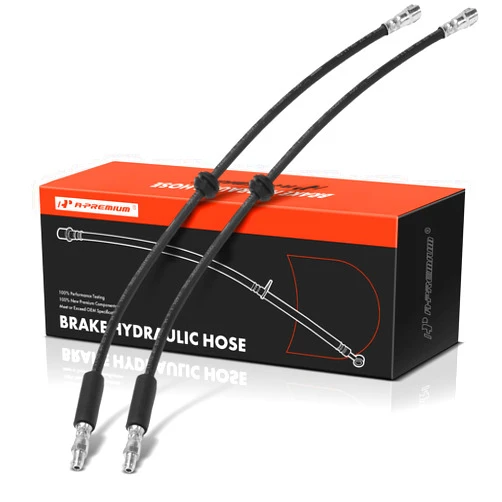 A-Premium Front Side Brake Hydraulic Hose Compatible with Select Mercedes-Benz Models - C350, GL320, GL350, GL450, GL550, R320, R350, R500, R63 AMG, ML320, ML350, ML450 - Replace# SL6063 (Pack of 2)